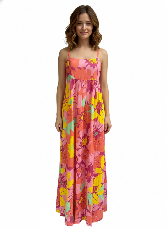 LOSAN Vestido floreado para Dama