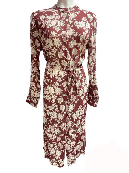 LOSAN Vestido midi manga larga