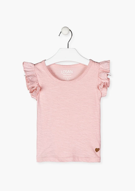 LOSAN Playera niña manga corta