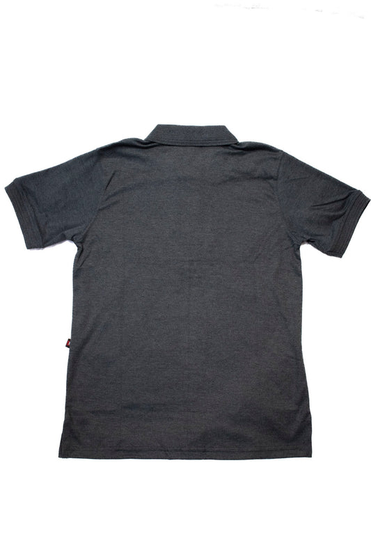 RAFTER Playera Tipo Polo Gris Manga Corta Hombre.