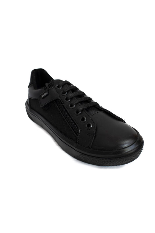 COQUETA Tenis Escolar BOXER Negro en Piel.