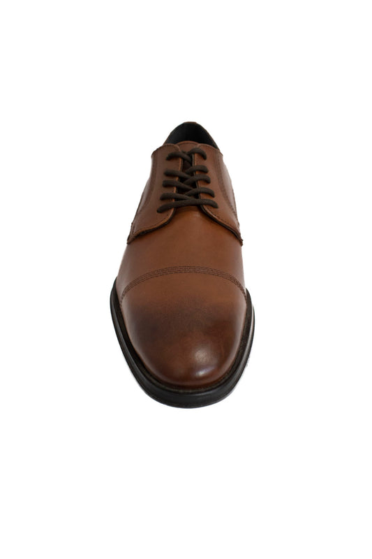 GINO CHERRUTI Zapato Formal de Piel de Borrego Color Miel 2218