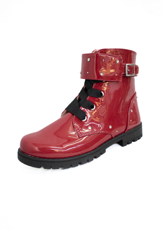 MAYORAL Botín de Charol Rojo Niña 44311