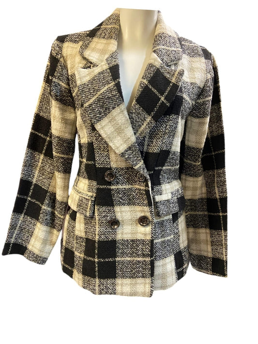 EXOTICA Abrigo a cuadros para dama