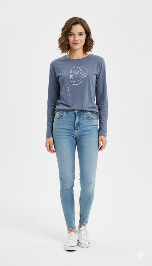 LOSAN Blusa para dama 25047