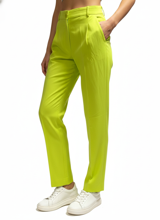 FOLEY'S Pantalón para dama verde limon