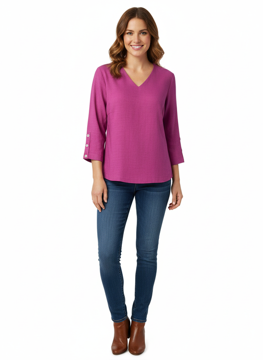 OKEY Blusa para dama 3007