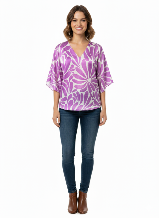 OKEY Blusa para dama 3145