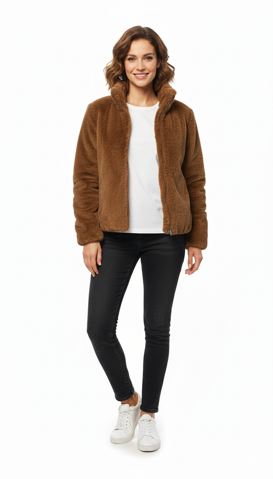 BLUE GREY Chamarra de dama 1714