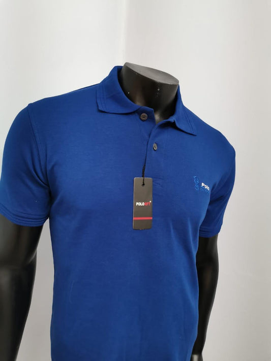 RAFTER Playera Tipo Polo Turquesa Manga Corta Hombre.