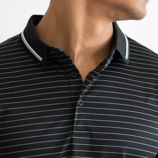 GENERRA Playera tipo polo Regular Fit – Contraste en Cuello y Puños 528708