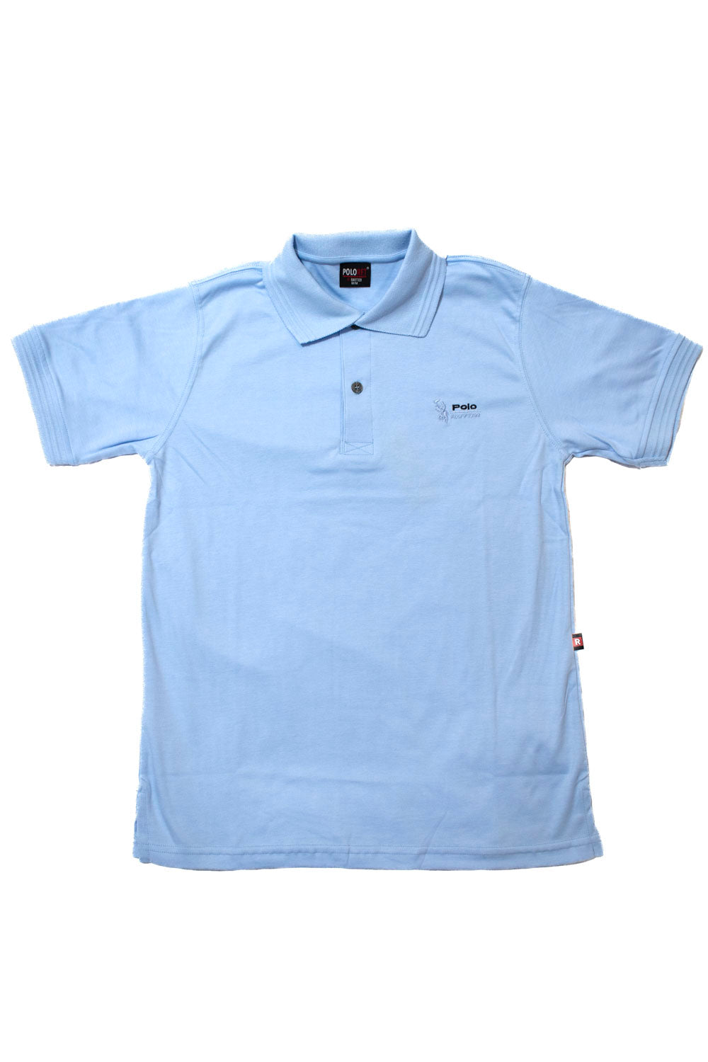 RAFTER Playera Tipo Polo Azul Cielo Manga Corta Hombre.