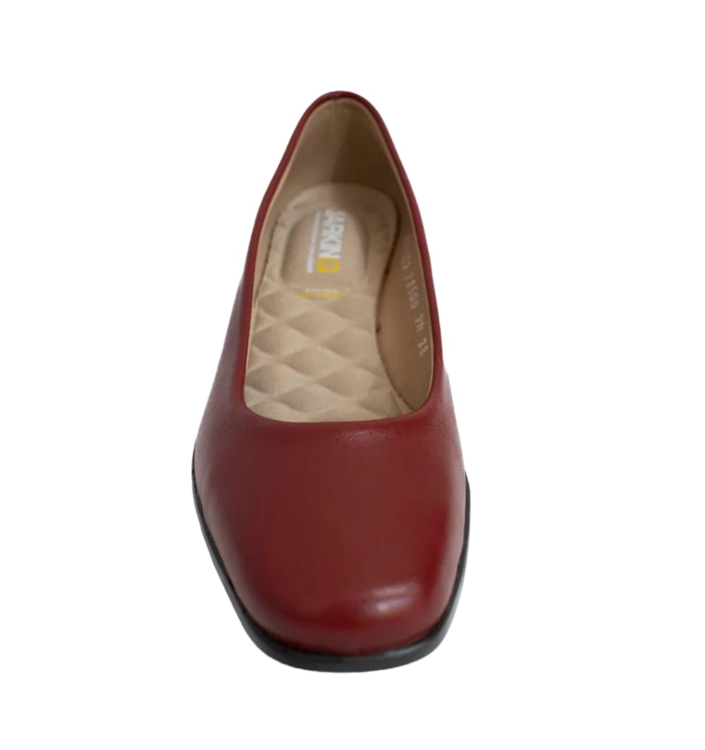 JARKING Zapatilla en Piel para Dama color Merlot