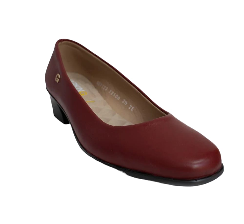 JARKING Zapatilla en Piel para Dama color Merlot