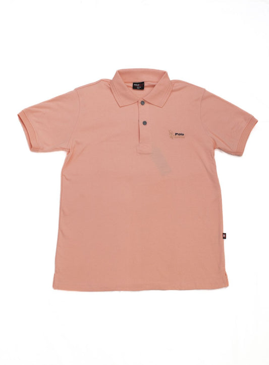 RAFTER Playera Tipo Polo Melón Manga Corta Hombre