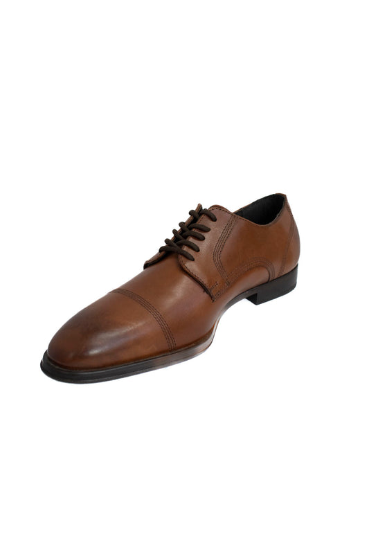 GINO CHERRUTI Zapato Formal de Piel de Borrego Color Miel